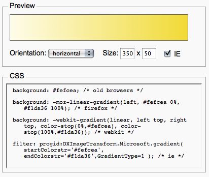 ColorZilla Gradient Generator